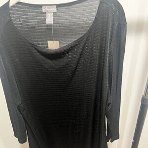 All Black 3/4 Long Sleeve